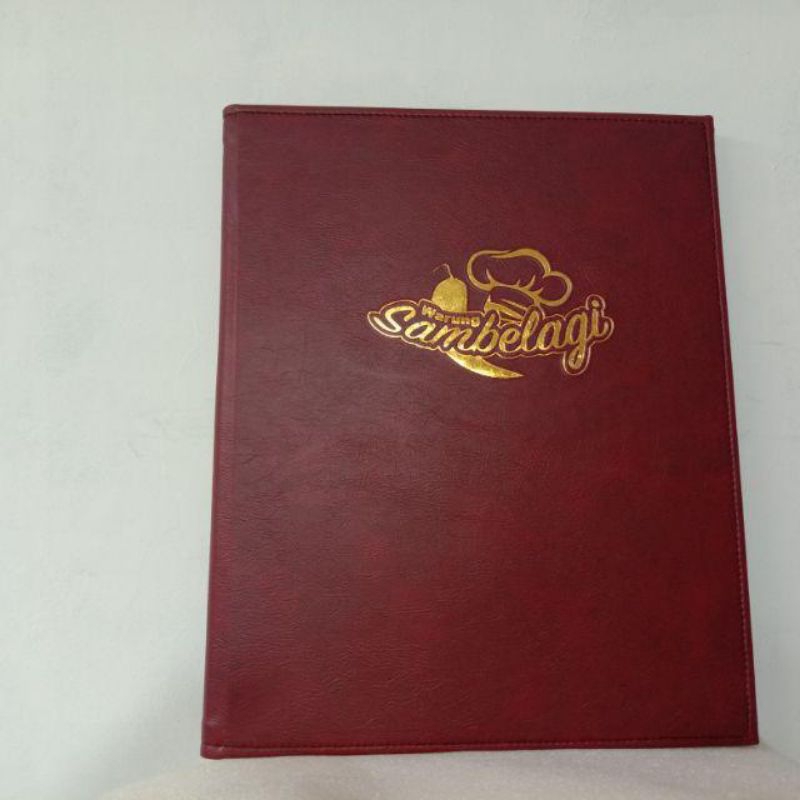 

cover buku menu ready bahan kulit sintetis