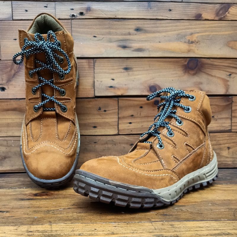 SEPATU SAFETY OZERO 100% KULIT ASLI, KUALITAS IMPORT SNI BERGARANSI, SAFETY SHOES