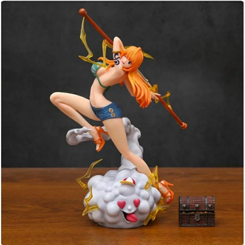 Nami Zeus GK Statue Action Figure One Piece IU STUDIO