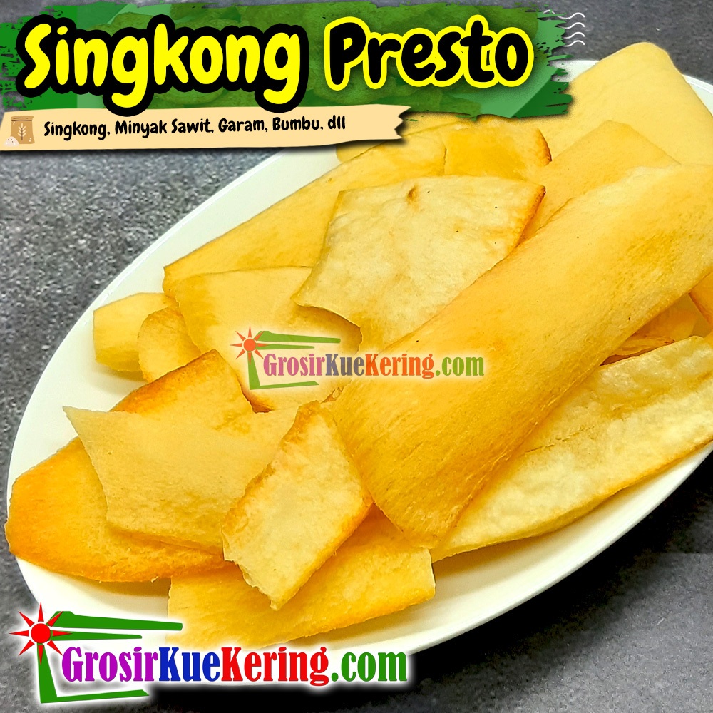 

Grosir Snack Camilan Singkong Presto Asin Gurih