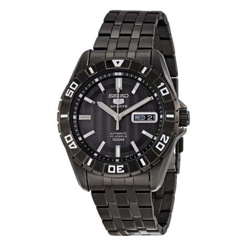 Seiko 5 automatic SNZH77 SNZH77K1  Sports stainless hitam Original