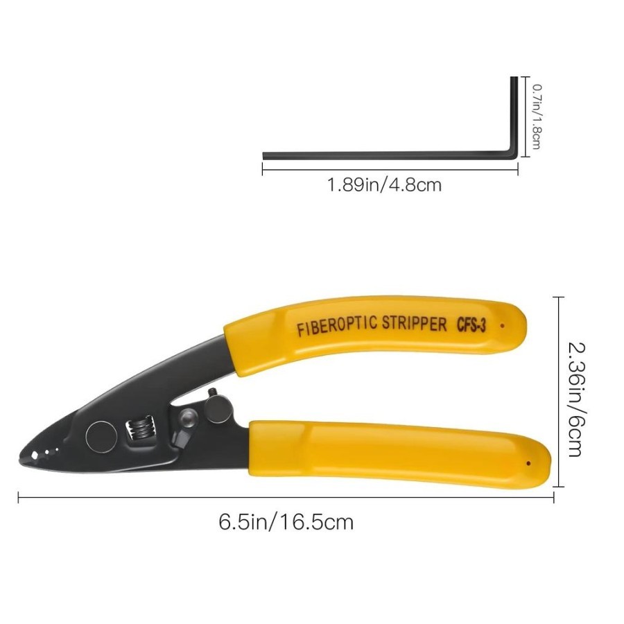 Stripper dropcore fiber optic optical tool cfs-3 - tang pengupas kabel fo ftth drop core kupas cfs3