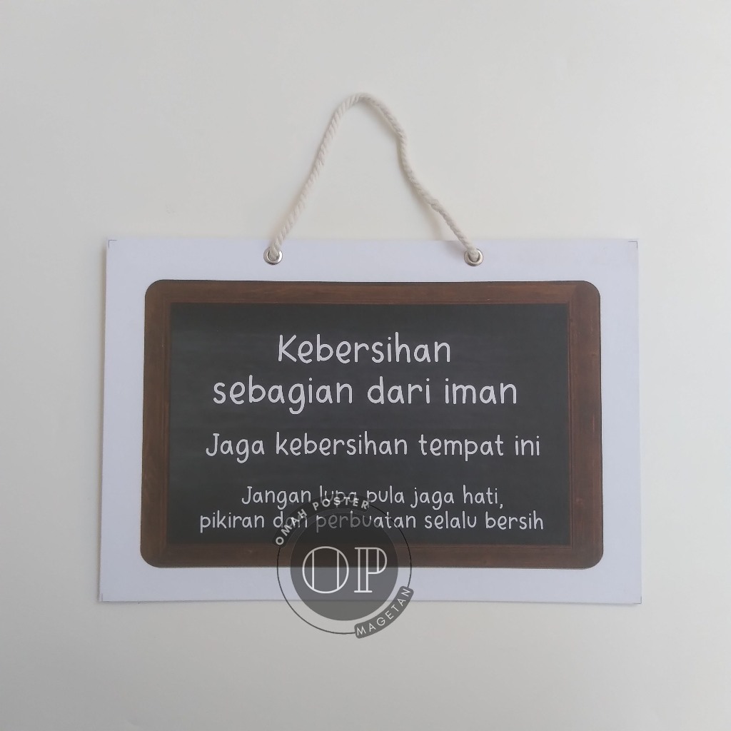 

Hard Poster Quotes Kebersihan Sebagaian Dari Pada Iman