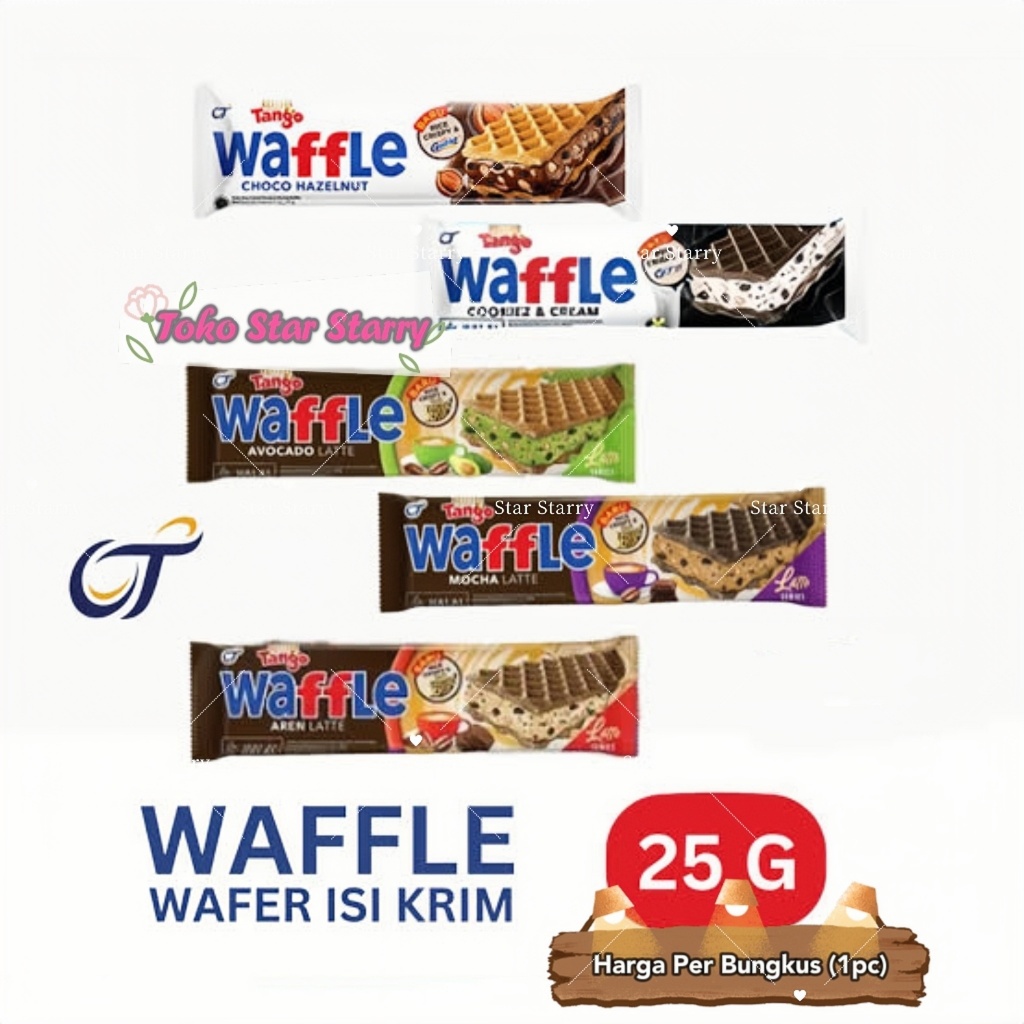 

[Per Pcs] Tango Waffle Crunch Cranch Chox 35gram 35 gram / Waffle mini Tango Waffle Cranch Milk Snack Wafer Snack Viral Halal MUI Waffle Choco Hazelnut OT Tango OT