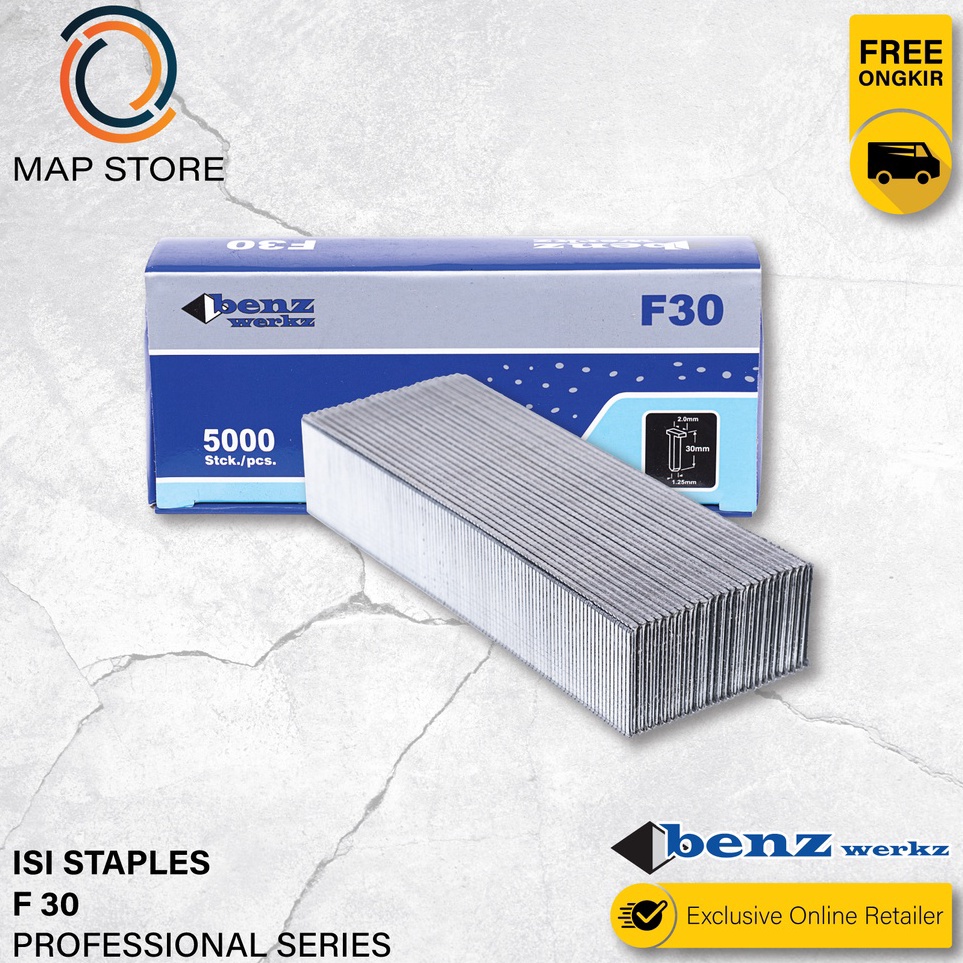 

Beli Sekarang - BENZ F30 MO Isi Mesin Staples Paku Tembak Lurus Mata Gun Nailer F 30