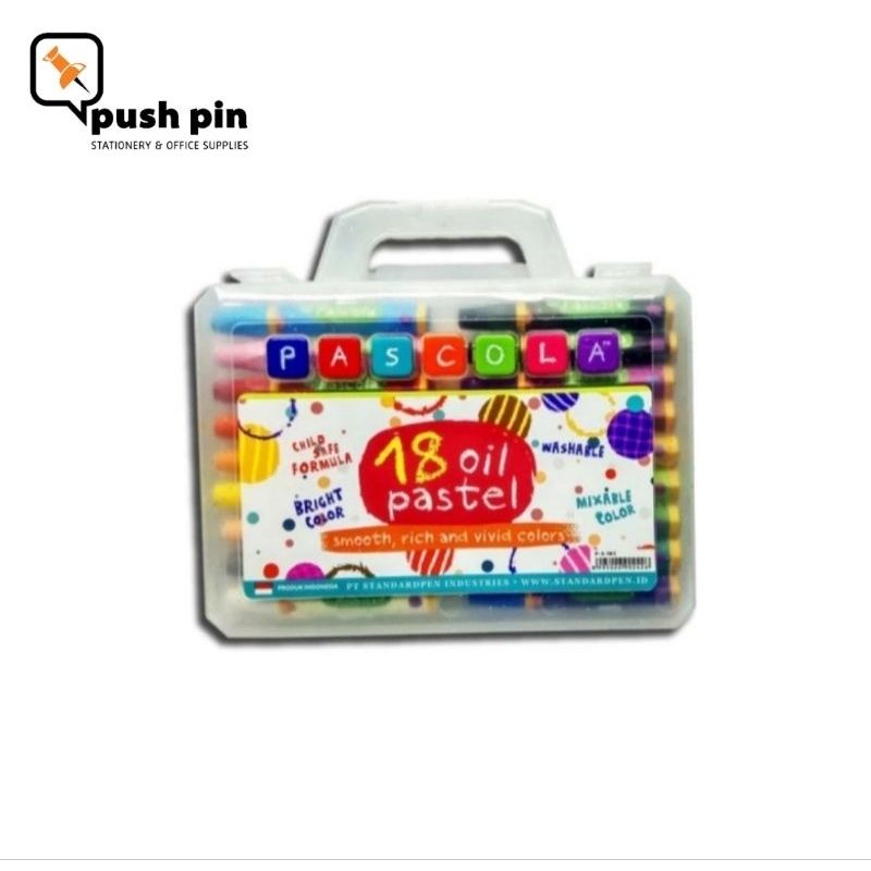 

PASCOLA OIL PASTEL 18 Warna (Crayon, Peralatan Menggambar/Mewarnai)