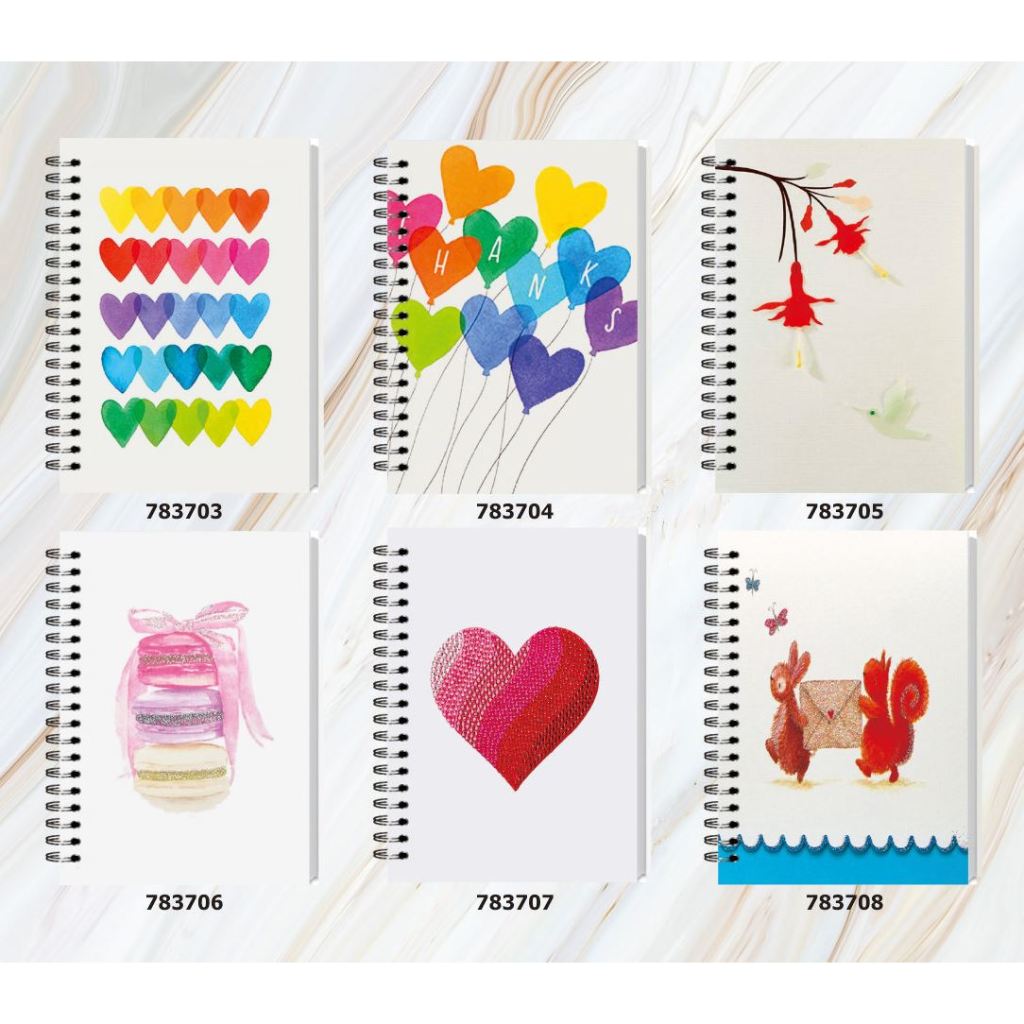 

Spiral Notebook A6 / Love / Set 63 / 3559