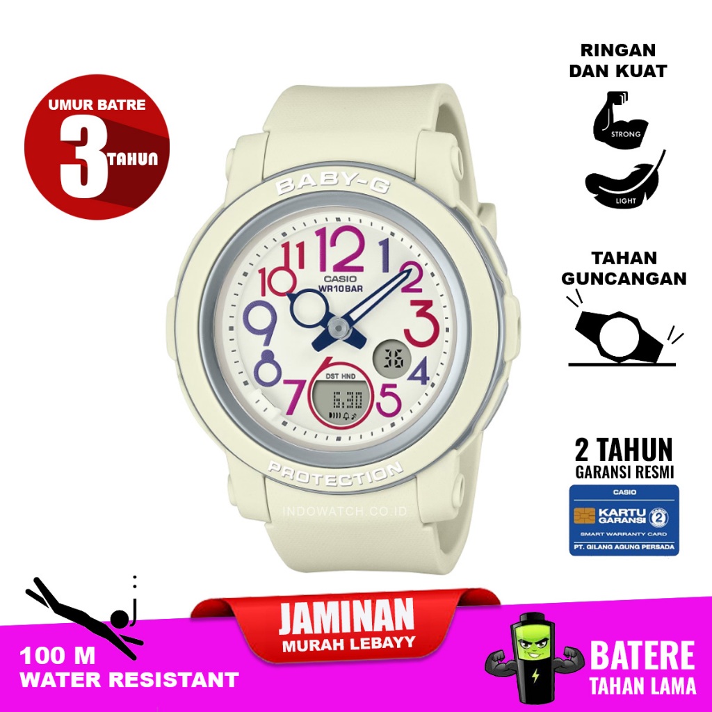 Casio baby-g BGA-290PA-4A bga290 bga 290 original garansi resmi