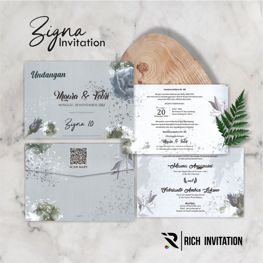 BLANGKO UNDANGAN NIKAH - BLANKO UNDANGAN KOSONGAN ZIGNA 10