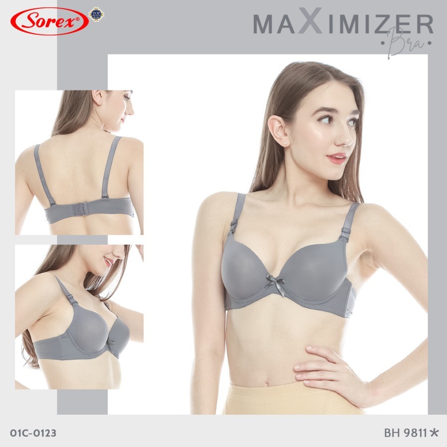 bh bra kawat push up sorex 9811 maximizer busa tebal