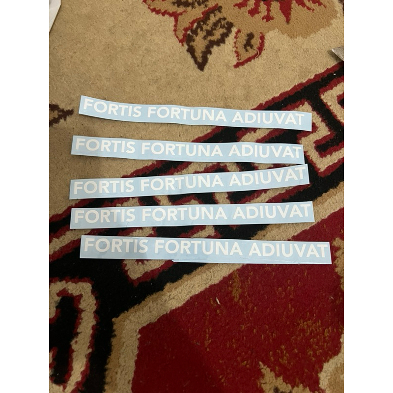 

stiker Fortis Fortuna Adiuvat