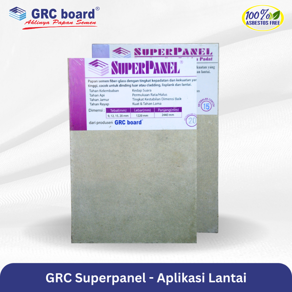 GRC SUPERPANEL - Aplikasi Lantai - Papan GRC