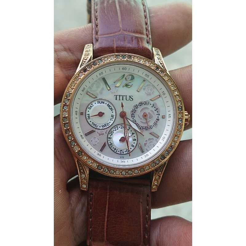 jam tangan second wanita titus original