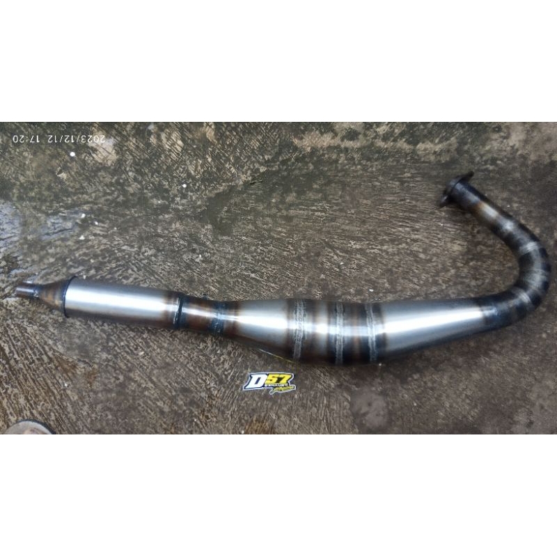 knalpot kolong RX king telo 3v3 ngedoot