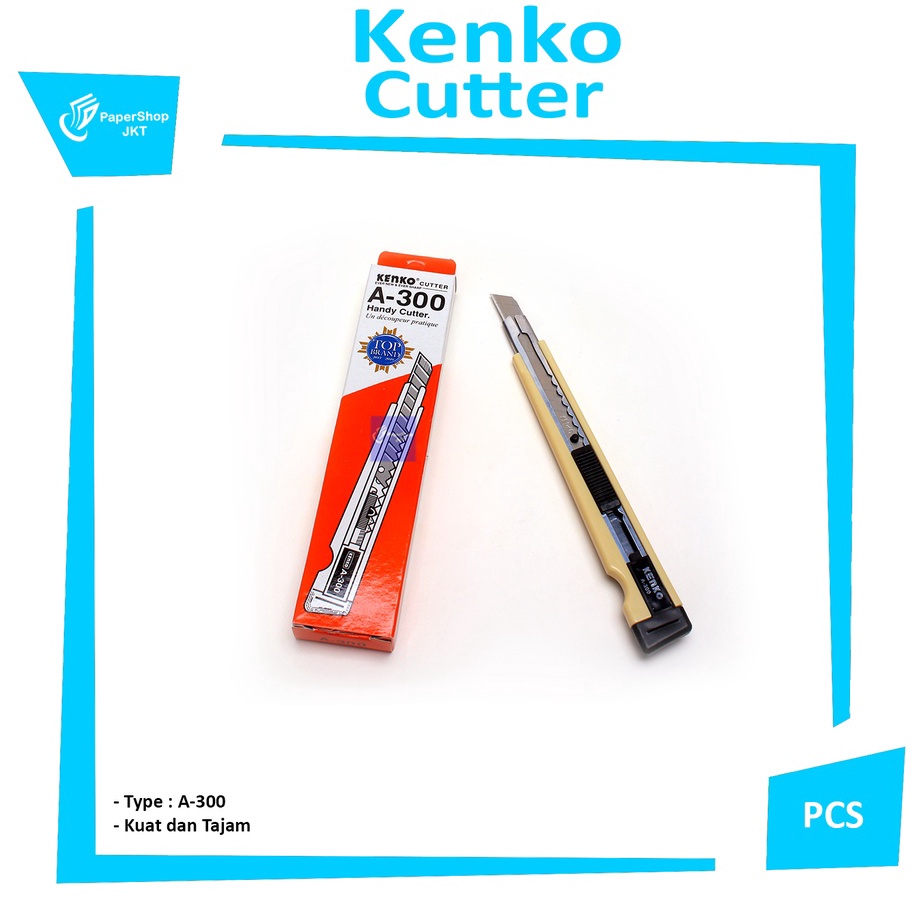 

Harga Murah KENKO - Cutter Auto Lock A300 cutter Kecil - Pcs Murah