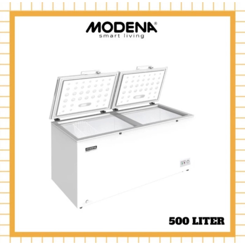 chest freezer / freezer box Modena 500 liter MD 0516 W