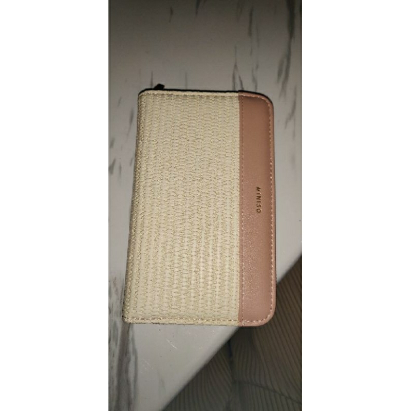 Dompet Miniso (PINK WHITE)