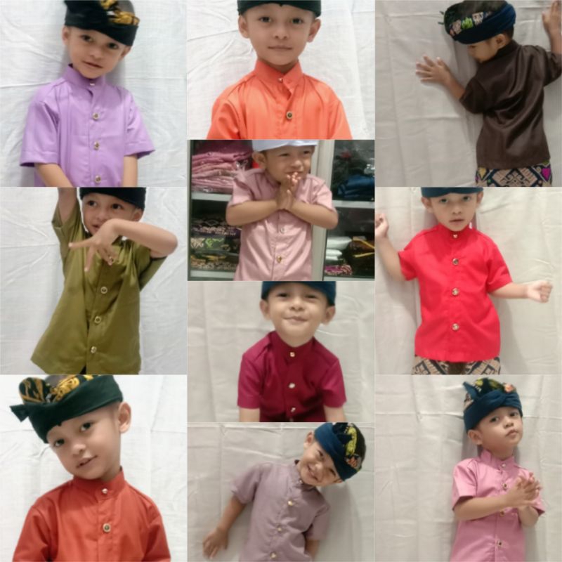 baju semi safari anak/safari anak