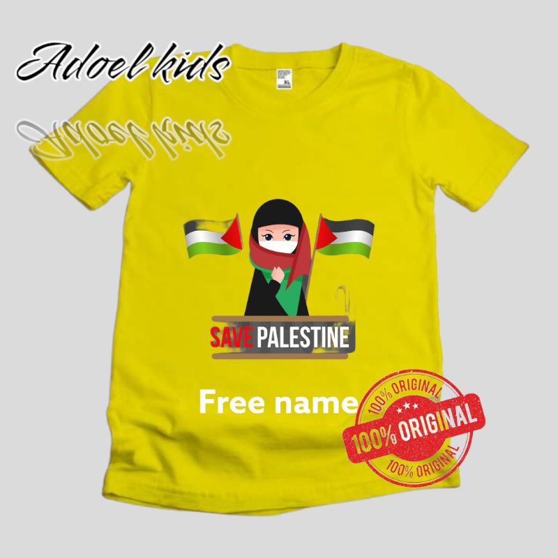 BAJU KAOS ANAK MOTIP KARTUN HIJAB FREE NAMA