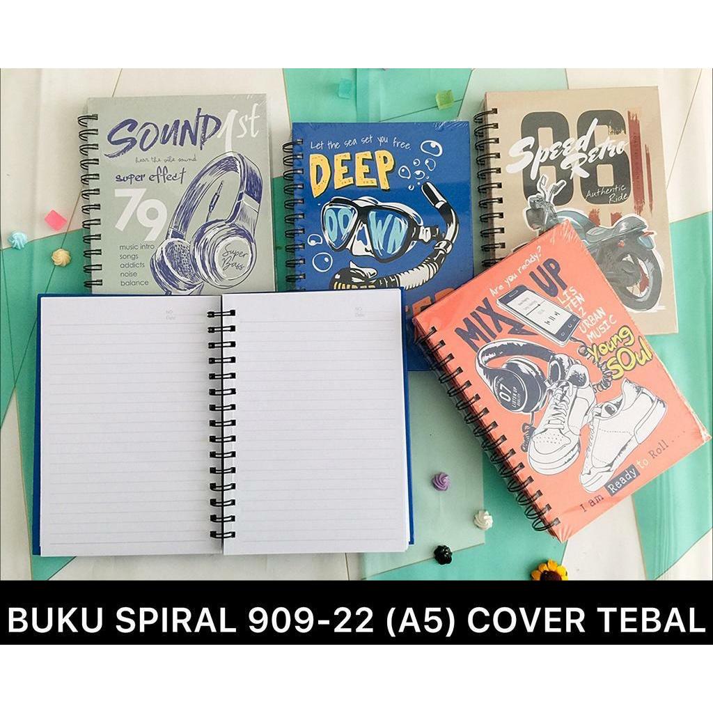 

Buku TULIS Spiral TEBAL FANCY / Diary / Notebook Spiral Ukuran A5 Isi 100 Lembar