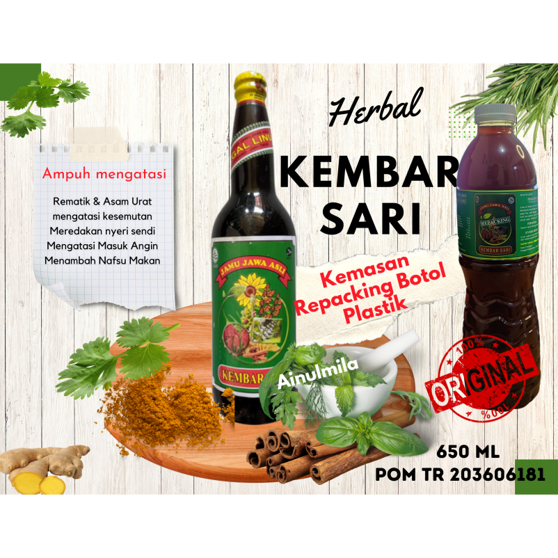 

JAMU JAWA ASLI KEMBAR SARI ATASI ASAM URAT PEGAL LINU REMATIK