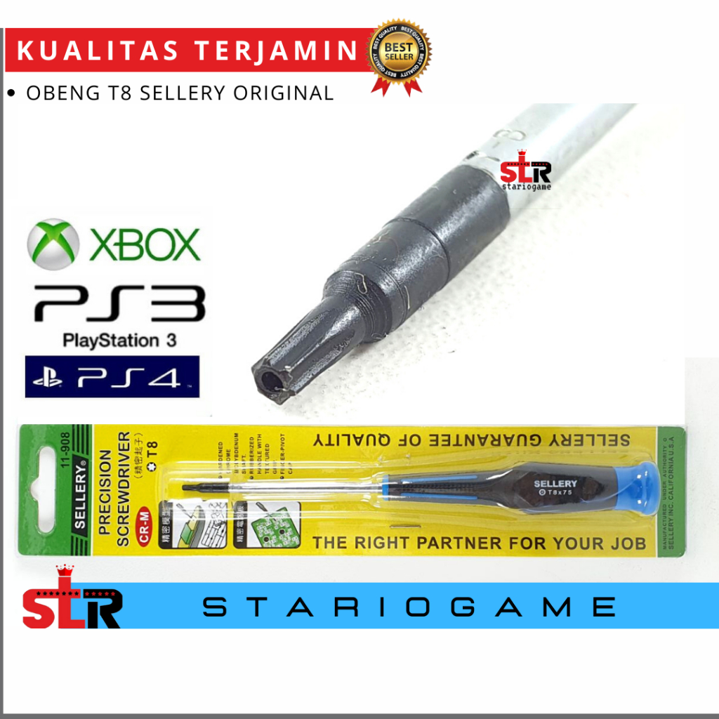 Obeng T8 SELLERY ORI obeng kembang Obeng ps3 Obeng ps4 Obeng ps5 stick xbox OBENG T8 TORX