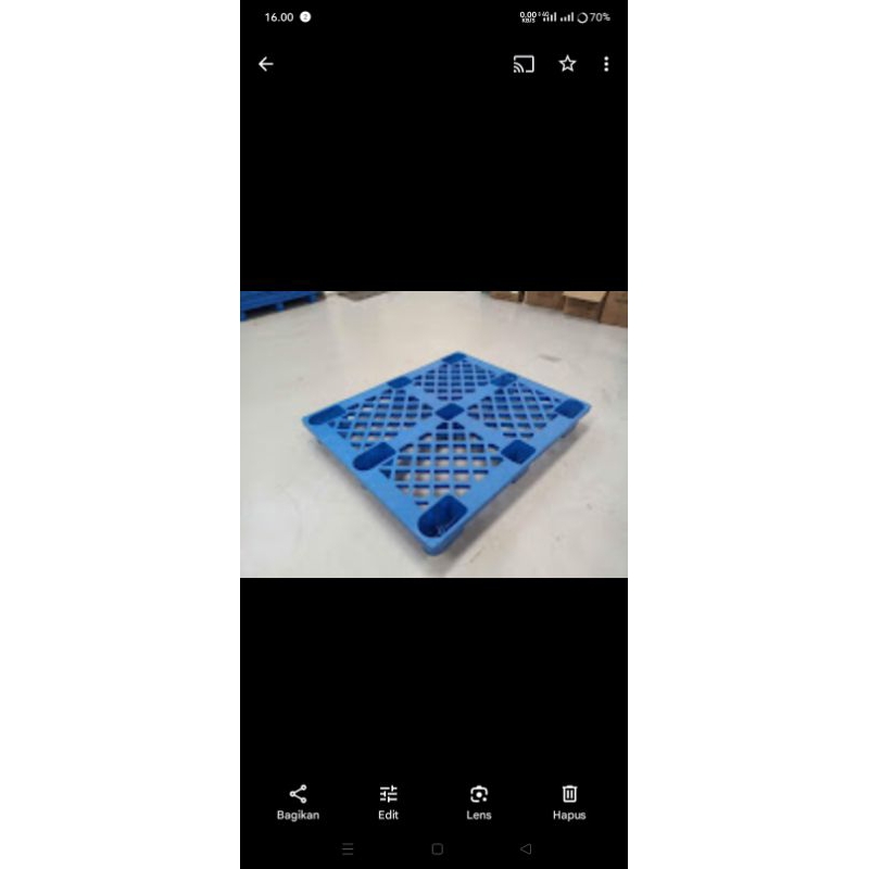 

palet plastik tipe mangkok 100*120