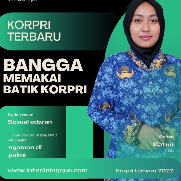 Kode EVO533 Baju korpri terbaru 2022 / baju korpri pria / baju korpri wanita / seragam korpri / sera