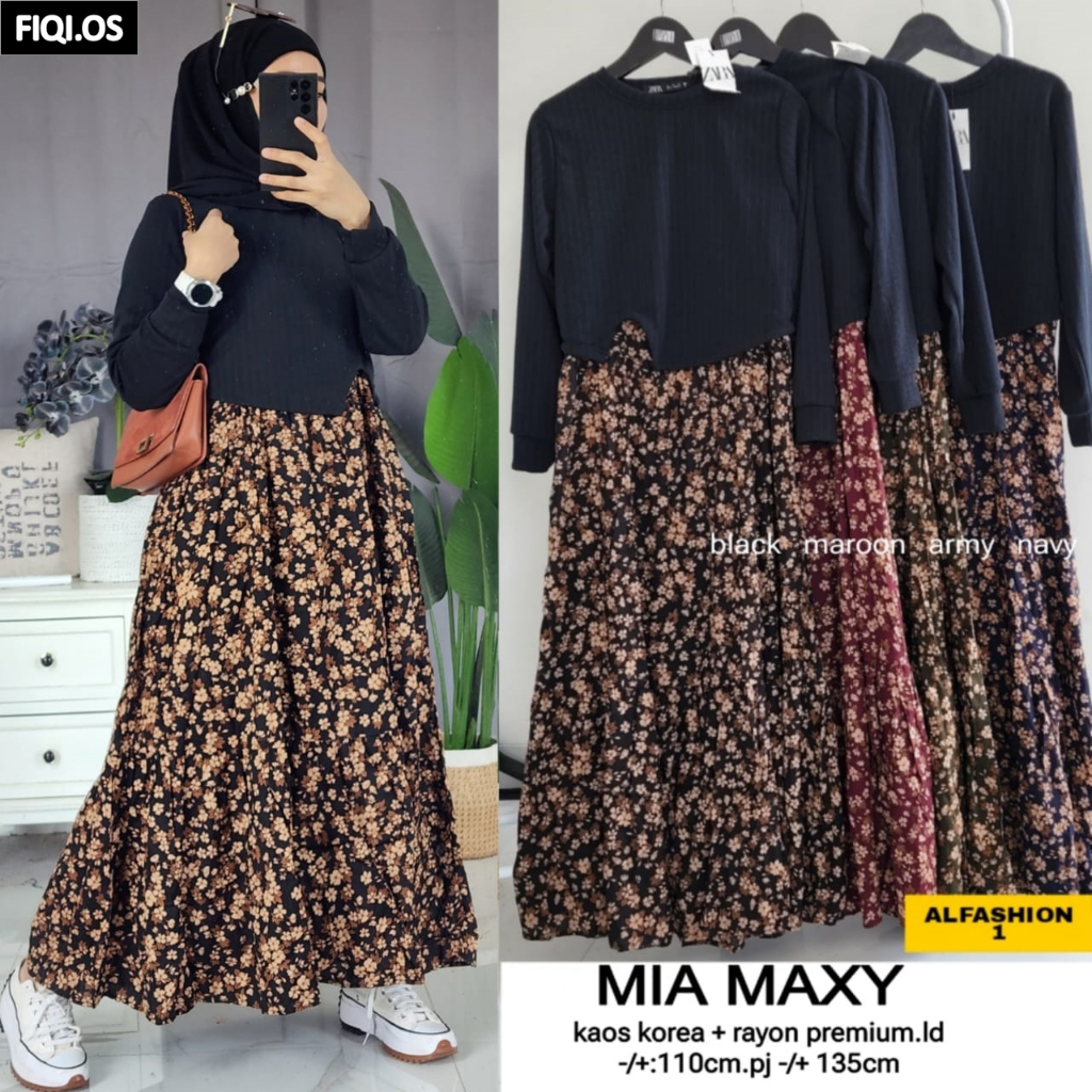 MIA MAXY Dress Gamis by AL FASHION