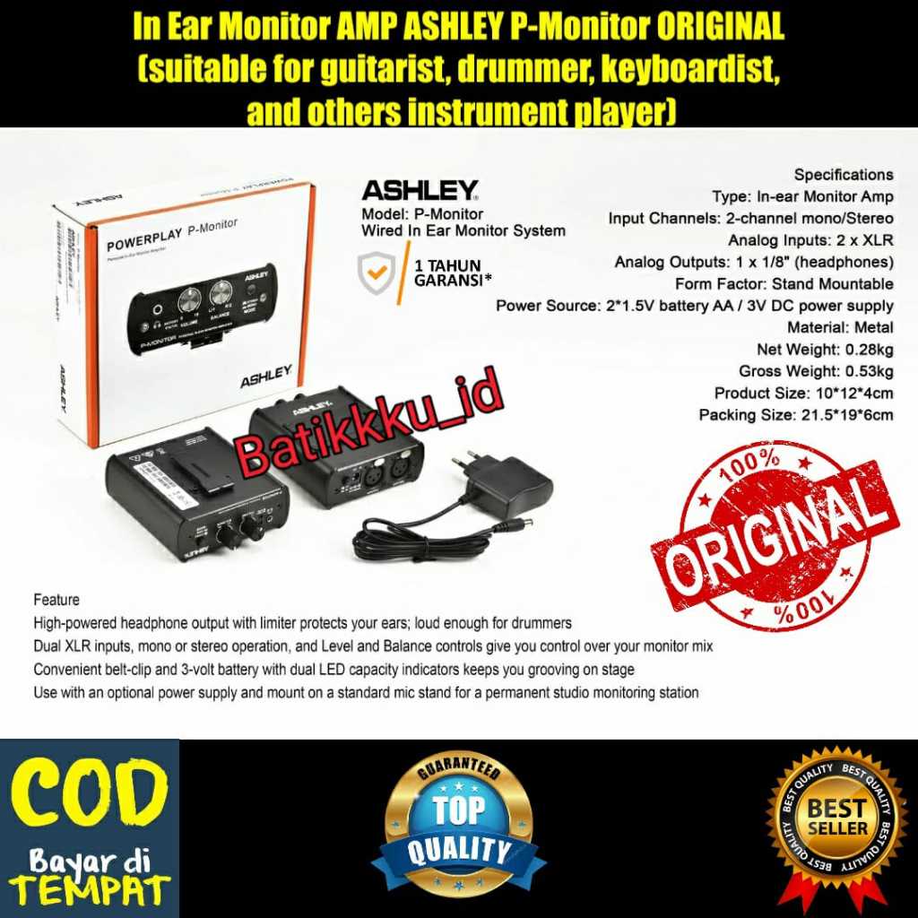 POWERPLAY IN EAR MONITOR ASHLEY P MONITOR PMONITOR ORIGINAL IN EAR MONITOR SYSTEM