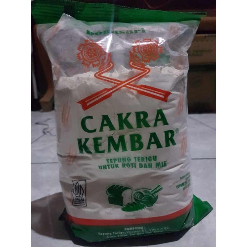 

Tepung cakra kembar kemasan 1kg