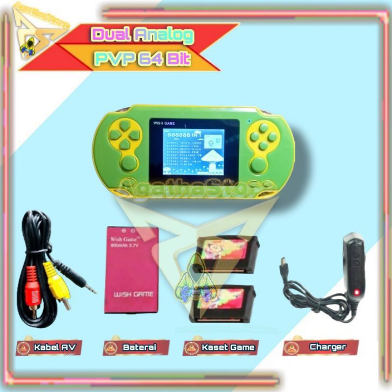 Console Game Machine Dual Analog / Gameboy / Gamebot / Nintendo / PVP Game