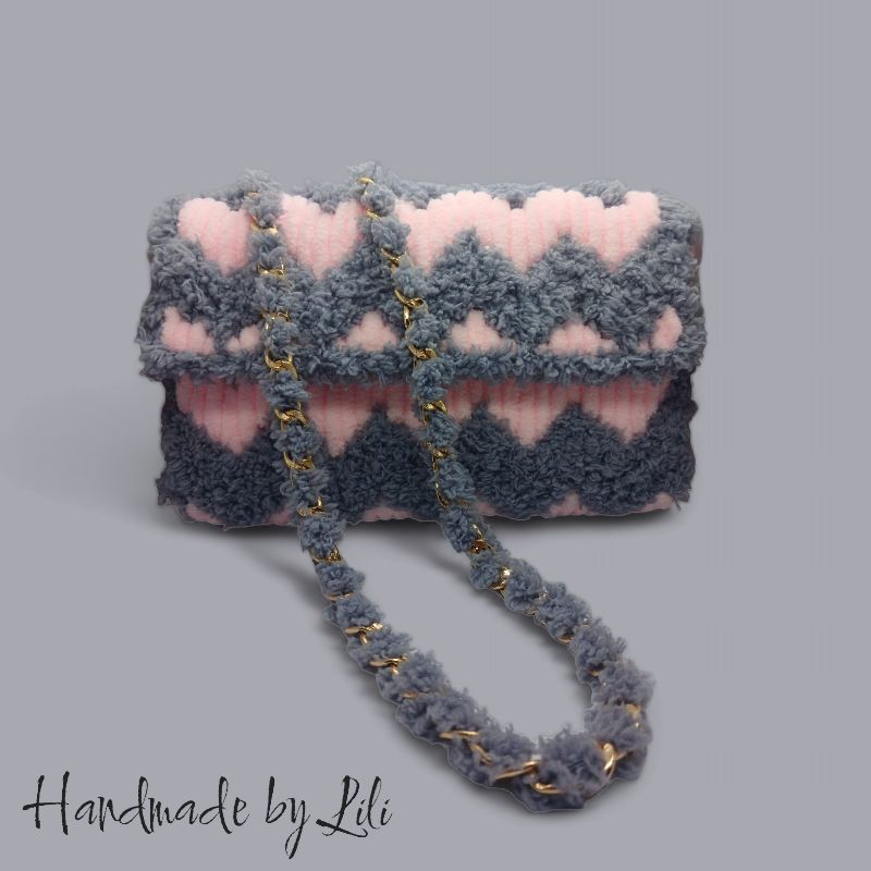 Tas Rajut Kanvas Handmade by Lili