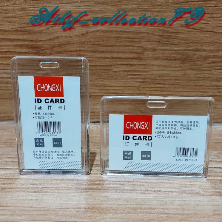 

Terkini Tempat Id Card Akrilik Transparan Holder Id Card Acrylic Id Card Horizontal