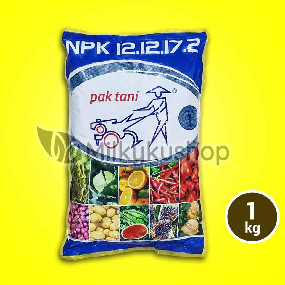 ➱➴≛❉ PUPUK PAK TANI NPK 12 12 17 2 ISI 1 KG KEMASAN PABRIK