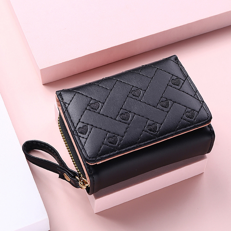 Dompet Lipat Wanita Dompet Pendek Dompet Mini Dompet Koin Dompet Wanita Kecil Dompet Viral