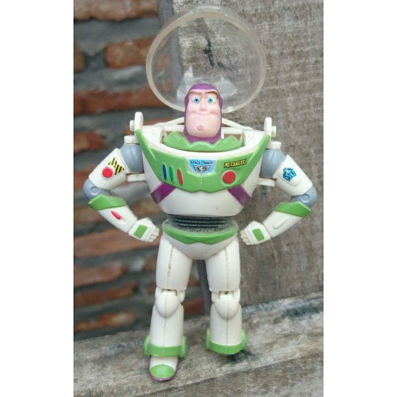 Figure Bekas Disney Pixar Buzz Lightyear 9cm Minus Tapak Kaki Hilang 1
