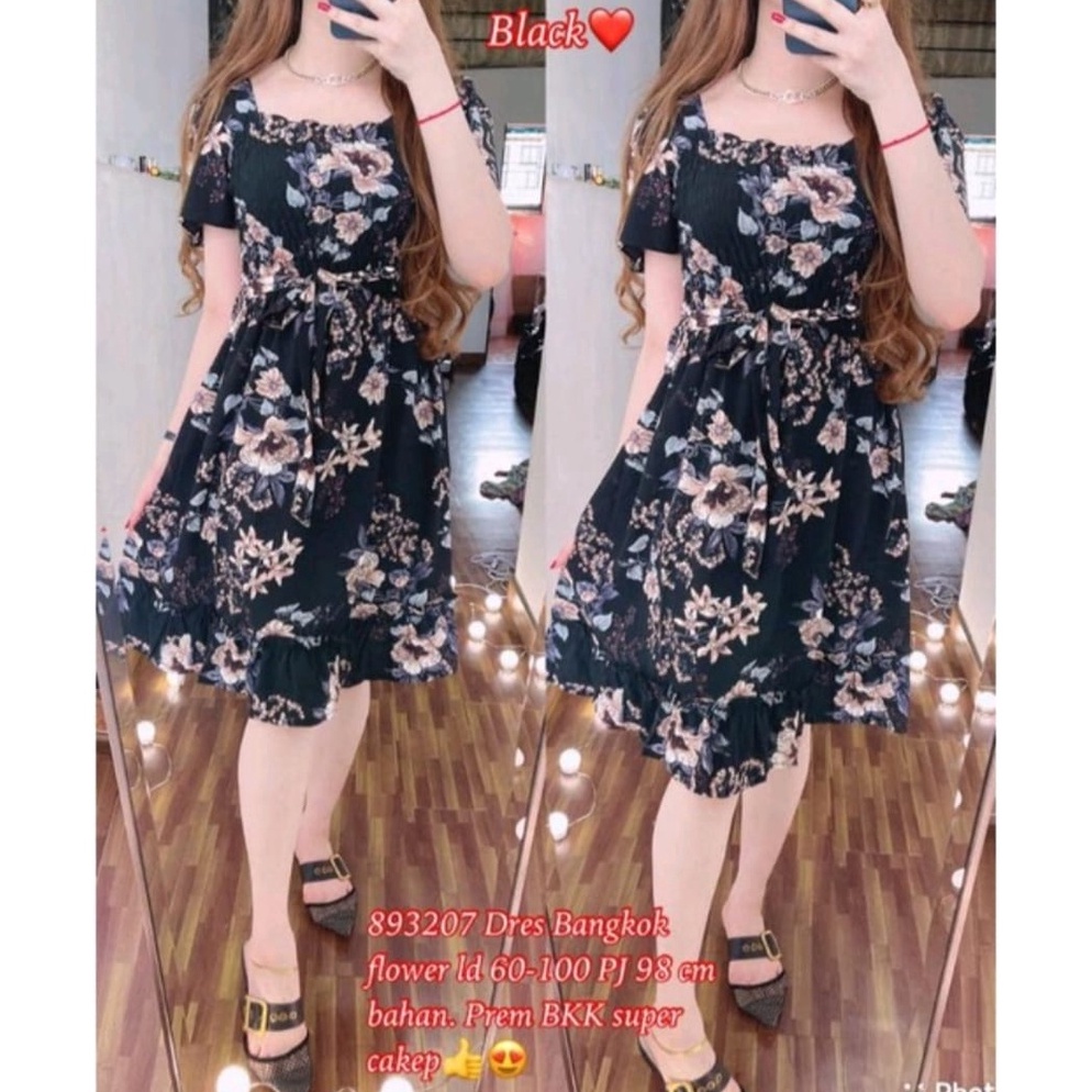 modelTipe HBL019 [ TERMURAH 2022 ] KLOCK ALENA ||Dress Wanita Model Korea || Dress Wanita Terlaris 2