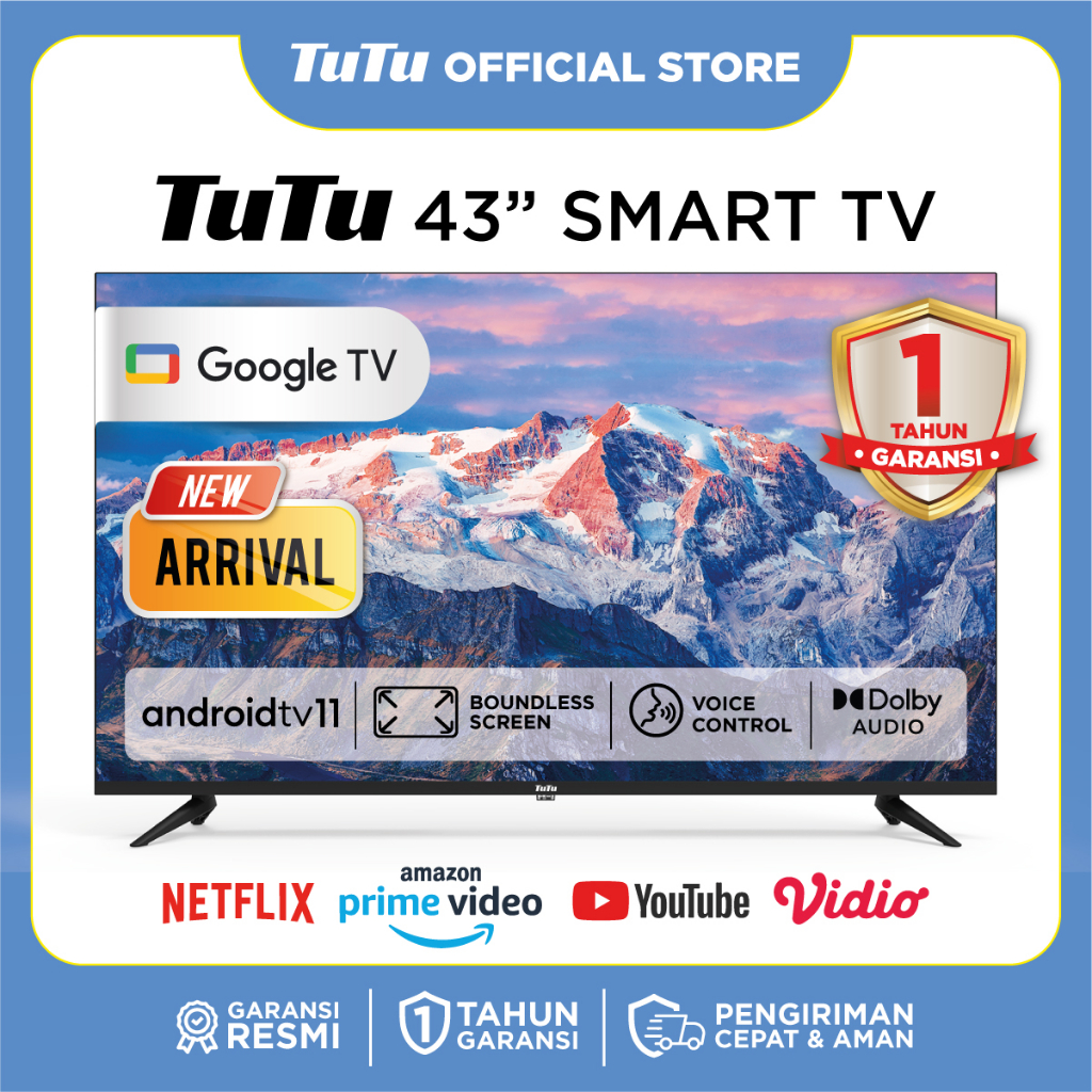 TuTu  ANDROID TV 43 inch LED TV42/43 inch Televisi 100% 43inch TV Smart