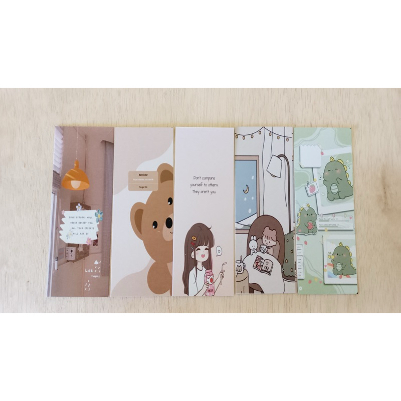 

(5 PCS) PEMBATAS BUKU CUTE - CARTOON