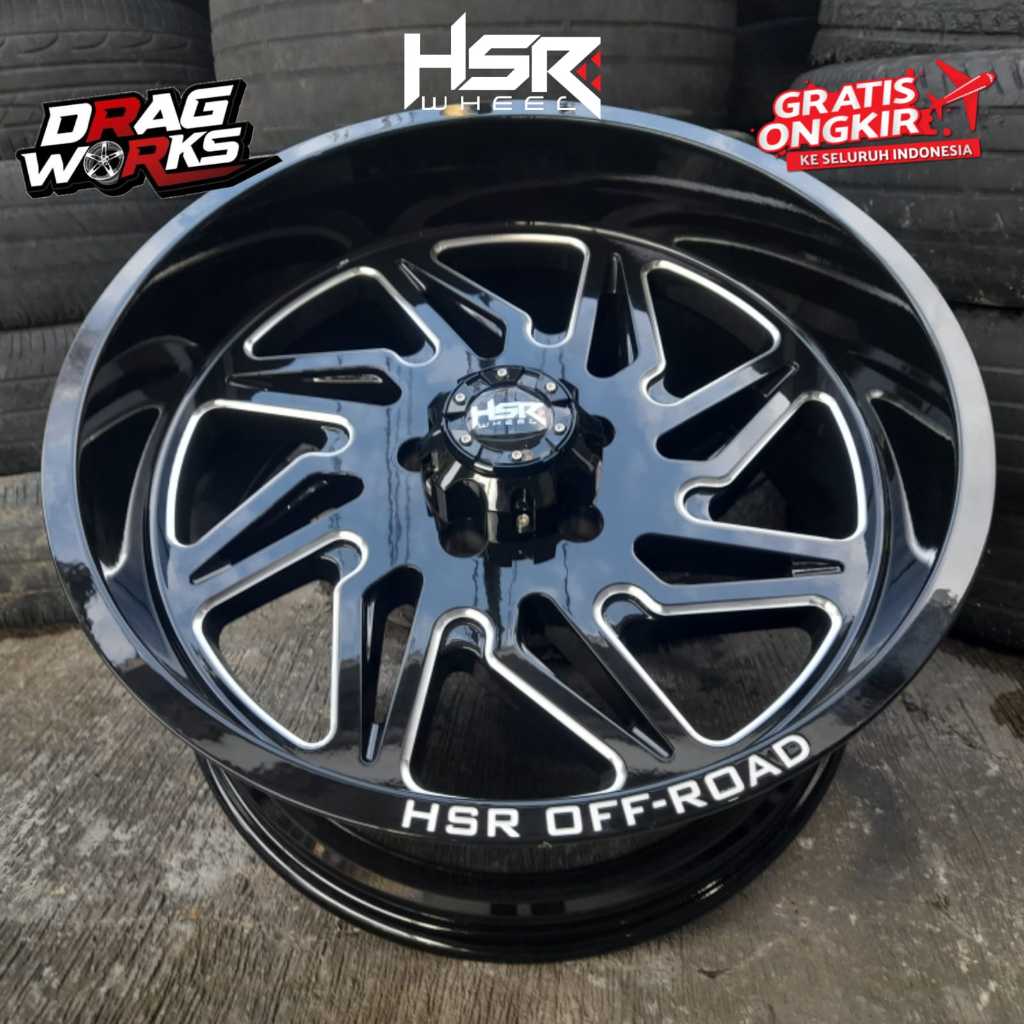 VELG MOBIL ORIGINAL HSR TYPE FG MEGUMI BAUT 5X127 UNTUK ROBICON DLL