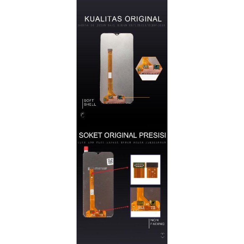 LCD COPOTAN VIVO Y91C ,COCOK UNTUK Y91,Y91C,Y95,Y93 (Baca diskripsi)