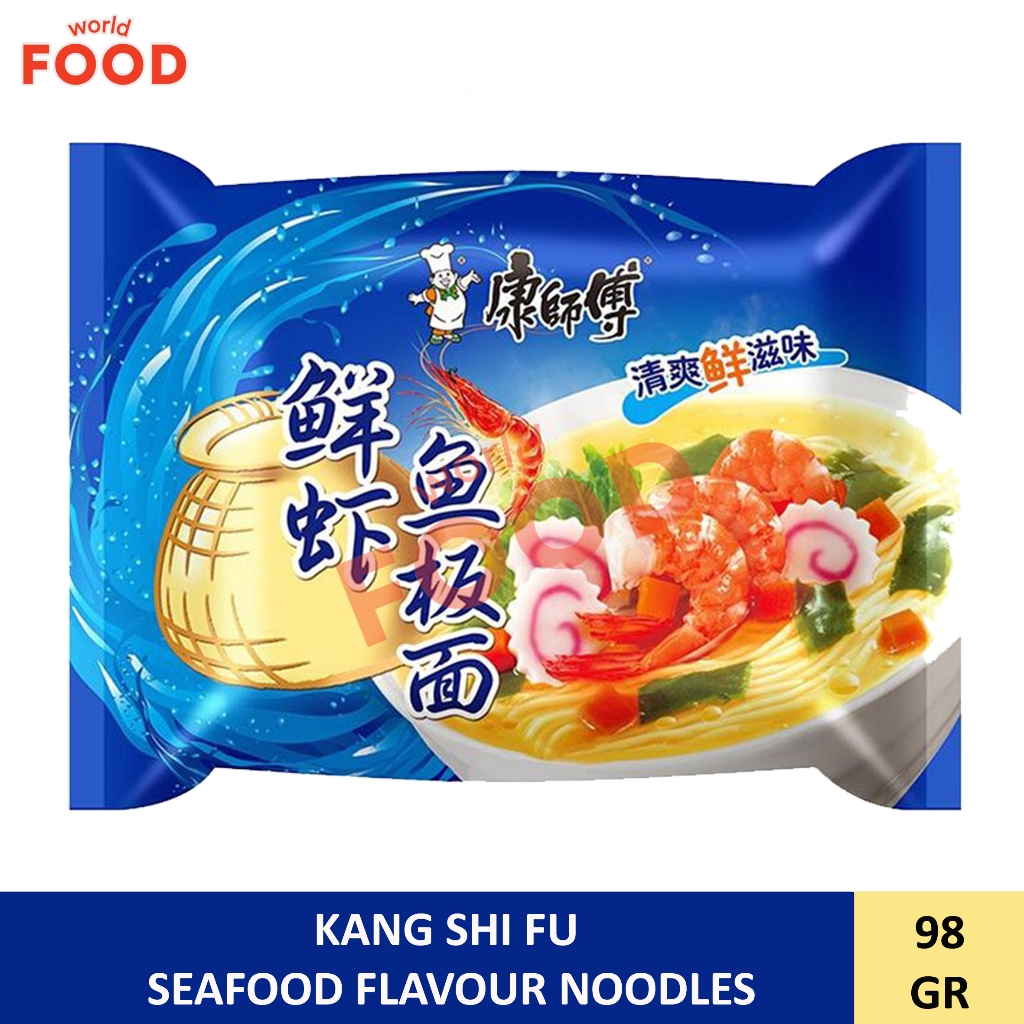 

KANG SHI FU SEAFOOD FLAVOUR NOODLES 98GR