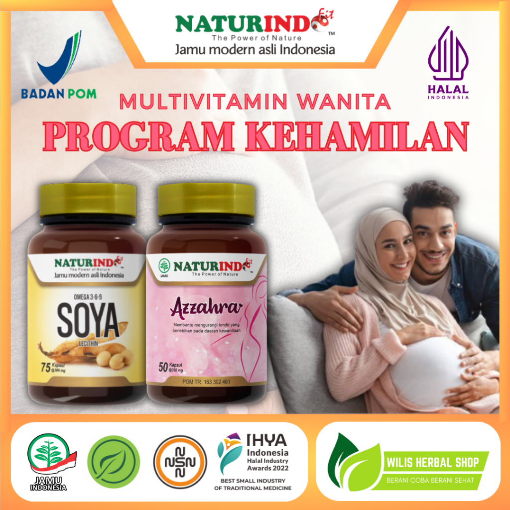 Obat Herbal PROMIL Ampuh Tingkatkan Kesuburan Azzahra Omega 3-6-9 Soya Lecithin