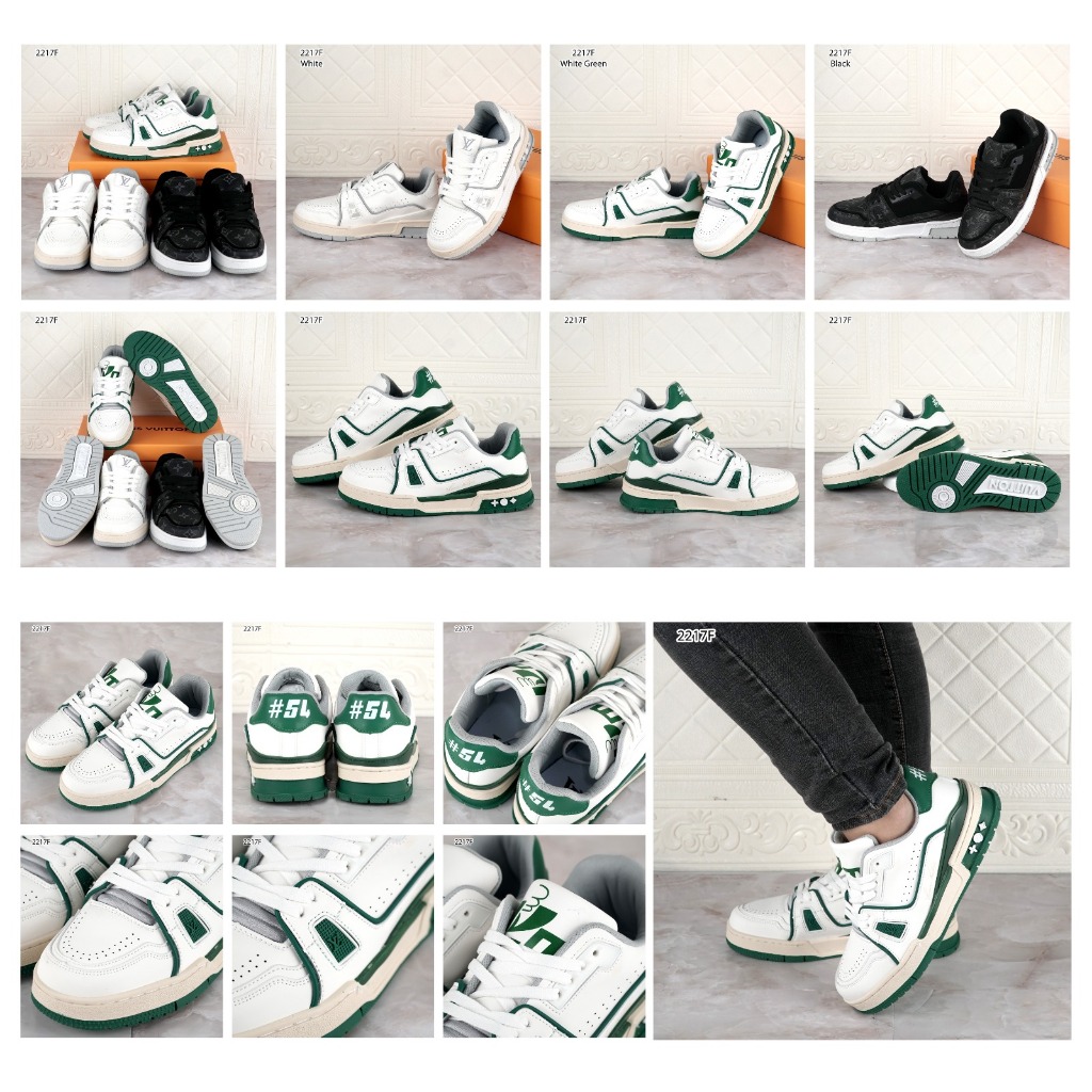 SEPATU CEWEK LV X VIRGIL ABLOH 54 TRAINER SNEAKER 54 2217F (FREE BOX)