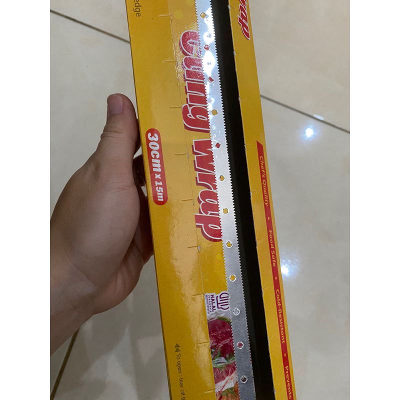 Tivana Home Plastik Wrap Cling Wrap 30Cm Foodgrade Bpa Free Plastik Wrap Cheffy Cling Wrap Daimaru