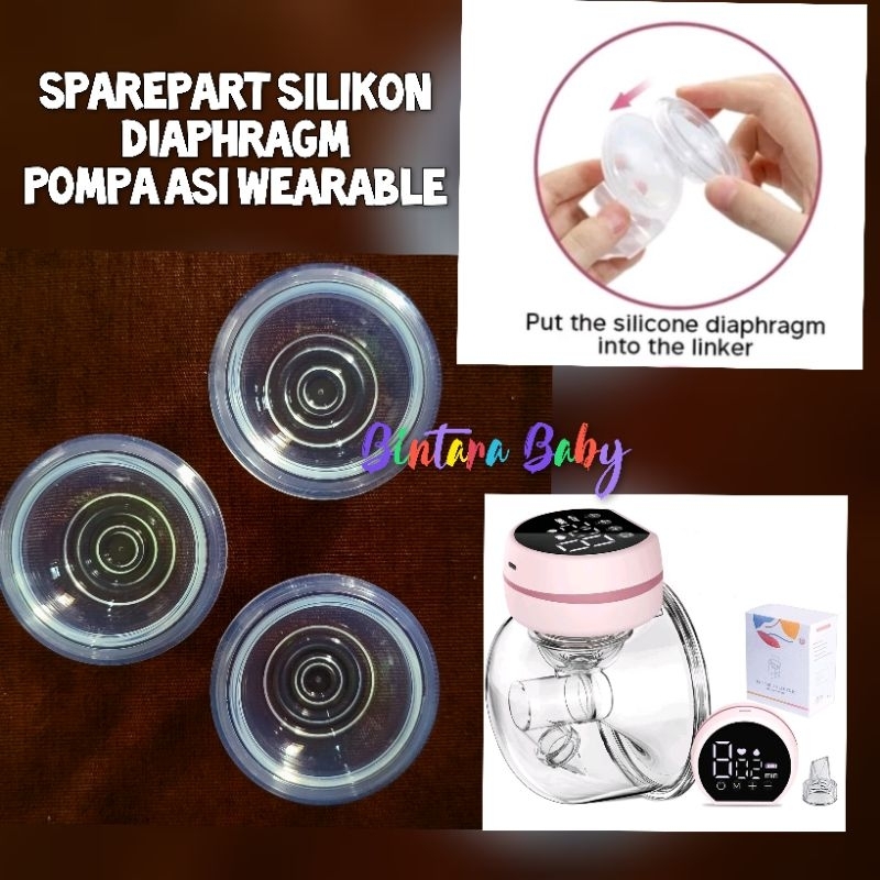 Diaphragm Pompa Asi Wearable Sparepart Pompa Asi Diafragma Breast Pump Wearable Sidmool Isla Handsfr