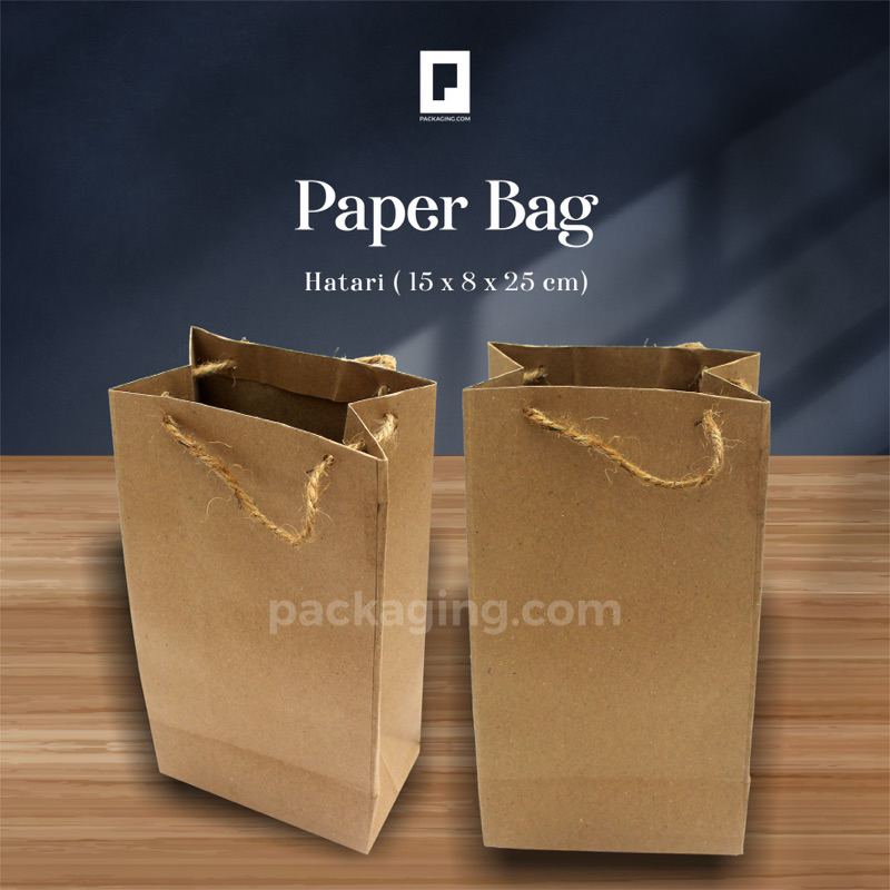 

PAPERBAG HATARI UK 15X8X25 / Paperbag souvenir/per lusin