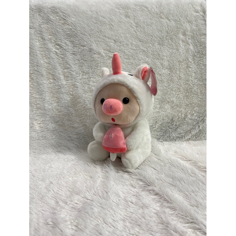 boneka babi kostum unicorn/boneka babi/babi boneka/pig plush/piggy plush/boneka babi kostum/piggy st
