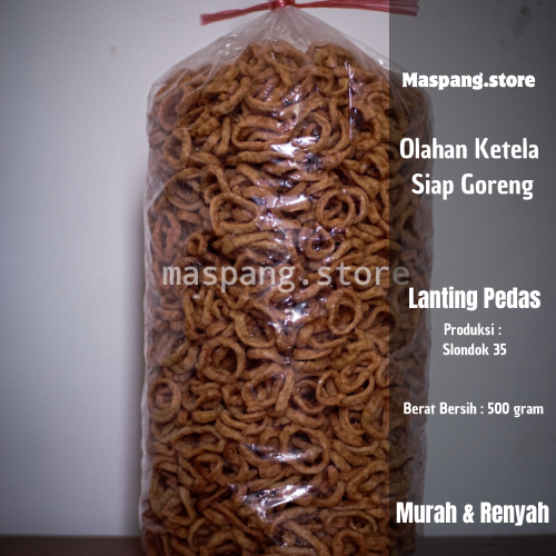 Olahan Singkong Lanting Pedas Manis (500 gram) | Mentah